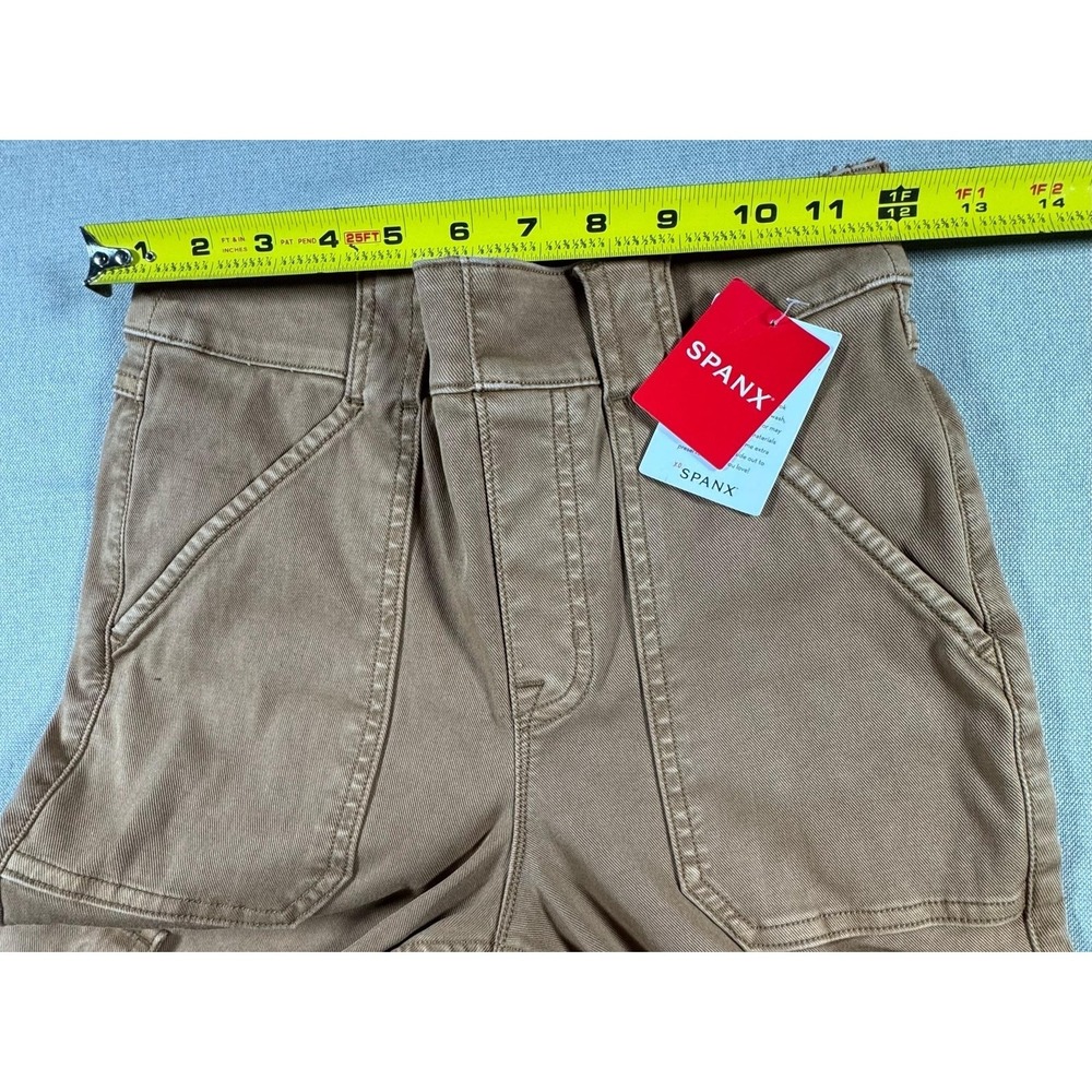 Spanx Pants Womens Small Brown Stretch Twill Ankle Cargo Slim Pull On 20311R NEW - Picture 8 of 12